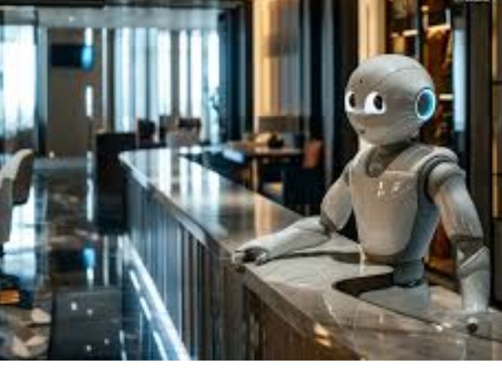 Robot lễ tân AI khách sạn tối ưu vận hành và trải nghiệm