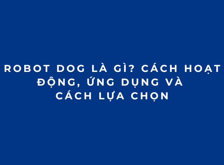Robot Dog là gì? Cách hoạt động, ứng dụng và cách lựa chọn