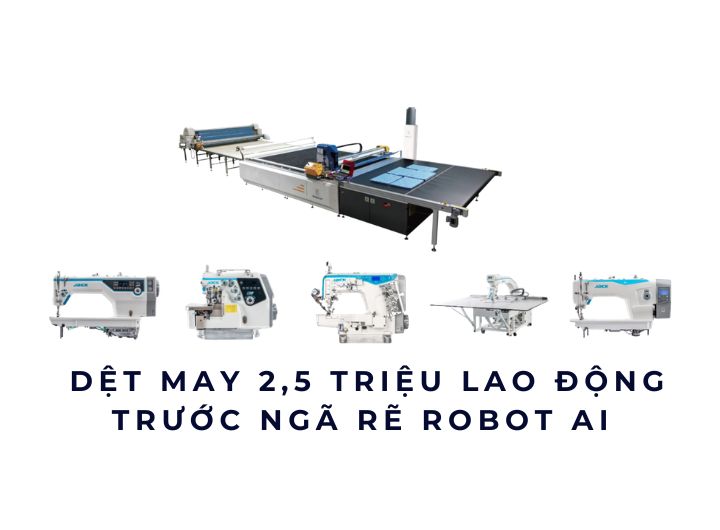 Dệt may 2,5 triệu lao động trước ngã rẽ Robot AI