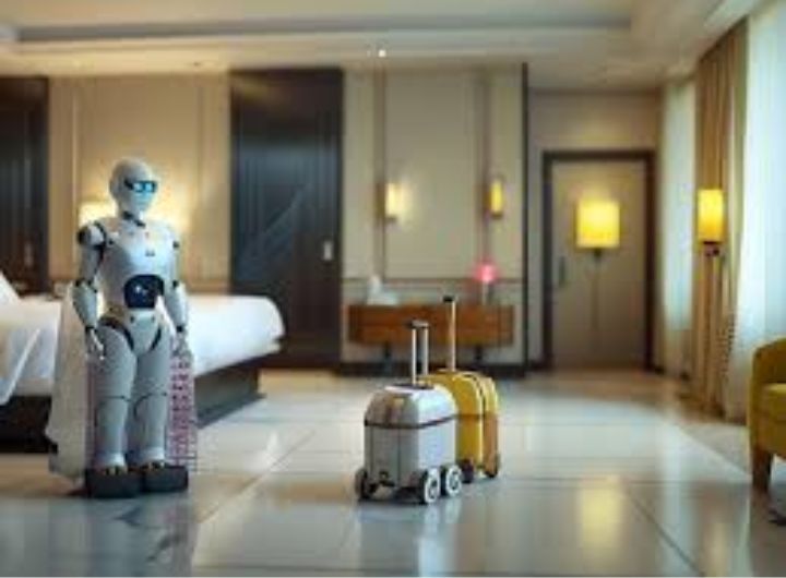 Robot giao đồ khách sạn – Cách giảm tải mà vẫn “ghi điểm”