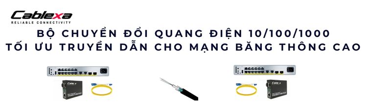 Bộ chuyển đổi quang điện 10/100/1000 Bộ chuyển đổi quang điện 10/100/1000