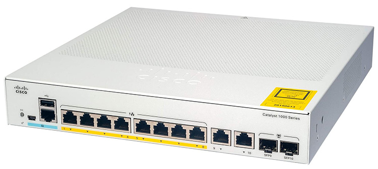 C1000-8FP-2G-L | Switch Cisco C1000-8FP-2G-L 8 port 1G Ethernet PoE+, 2x 1G SFP