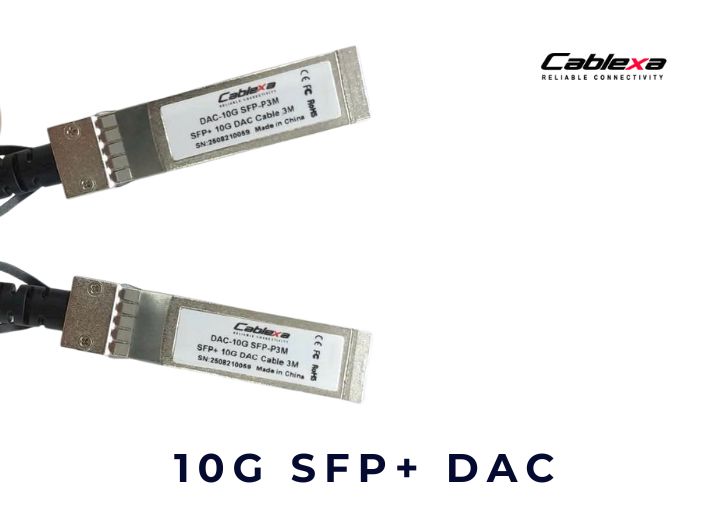 Cáp DAC 10G SFP+ Passive, 10GB SFP+ to SFP+ Direct Attach Cable, Copper, 1, 2, 3, 5 Meter, Passive