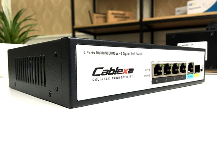 Switch FMC-4PGE1GE1GF hãng Cablexa