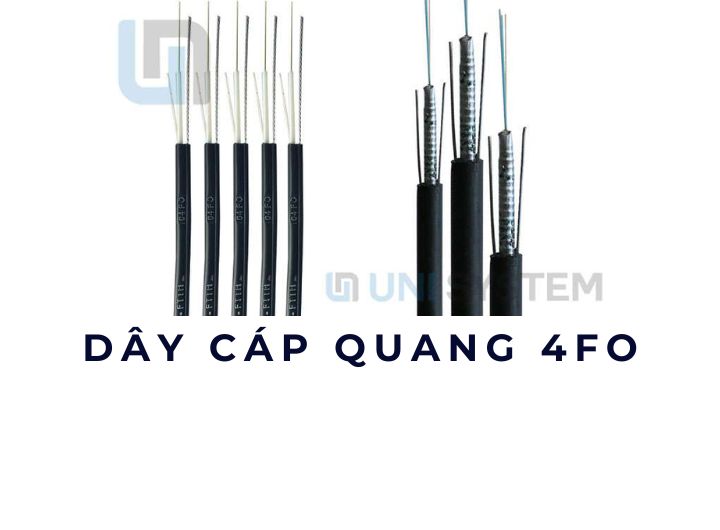 Dây cáp quang Multimode 4FO (4 sợi/4 core) chính hãng