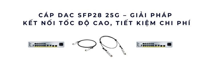 Cáp DAC SFP28 25G