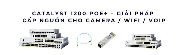 Catalyst 1200 PoE+ switch