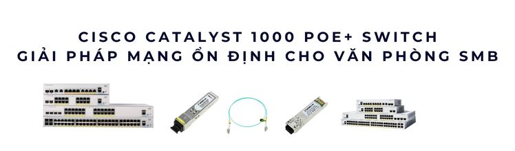 Cisco Catalyst 1000 PoE+ Switch