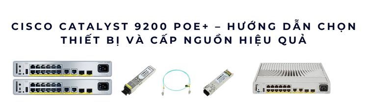 Switch Cisco Catalyst 9200 PoE+ Switch Cisco Catalyst 9200 PoE+