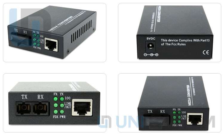 Bộ chuyển đổi quang điện 2 sợi 10 100 FMC-FESA-1F1T-31S20