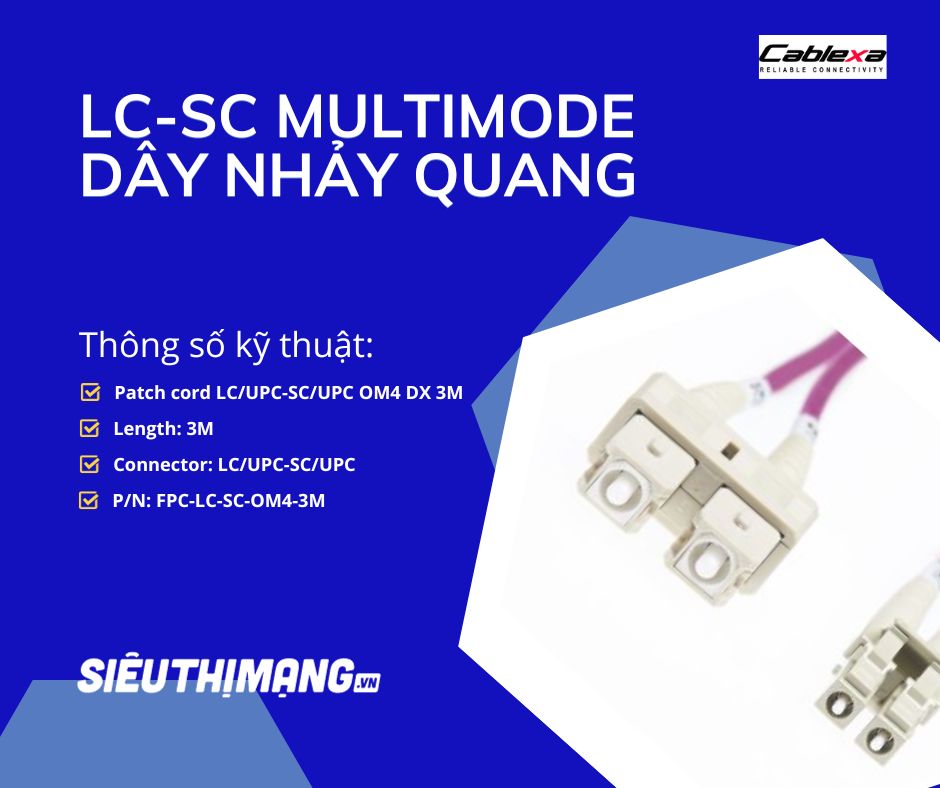 Dây nhảy quang LC-SC Multimode