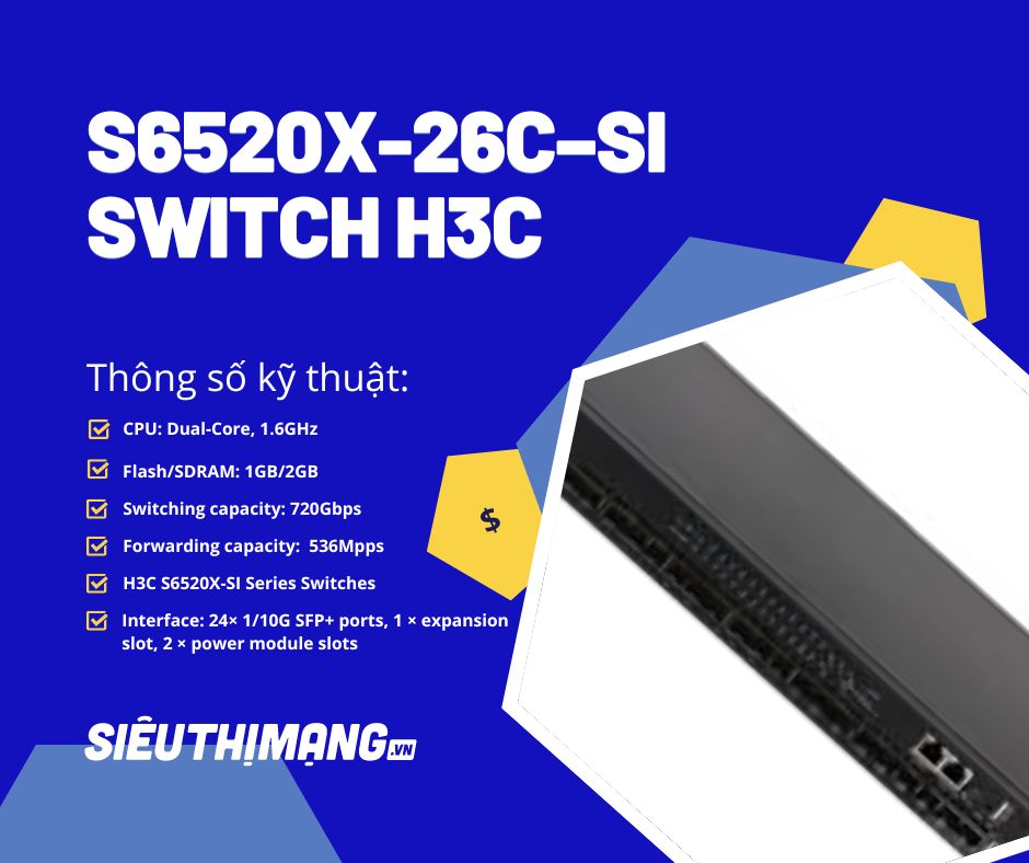 H3C S6520X-26C–SI