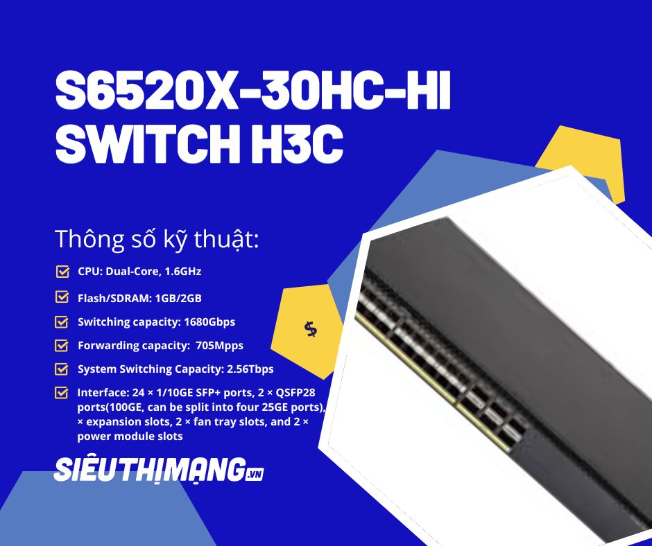 H3C S6520X-30HC-HI
