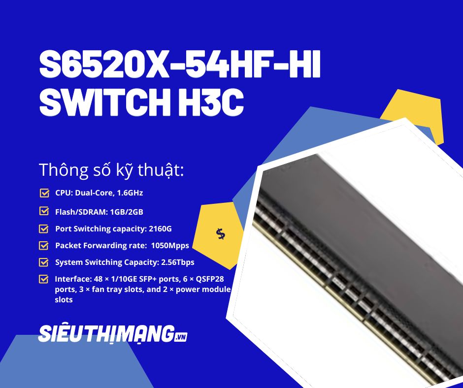 H3C S6520X-54HF-HI H3C S6520X-54HF-HI