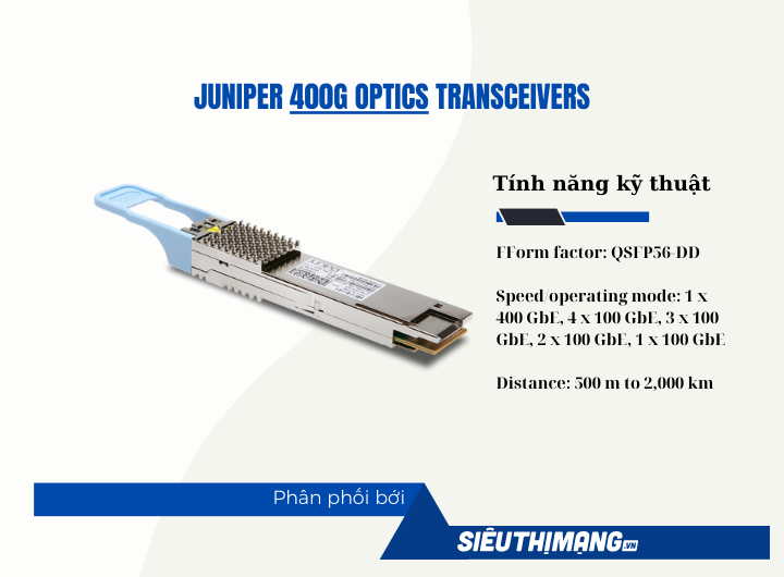 Juniper QDD-400G-LR8 Juniper QDD-400G-LR8