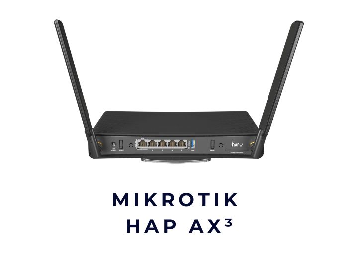 Mikrotik Router WiFi Cân Bằng Tải hAP ax³ Mikrotik Router WiFi Cân Bằng Tải hAP ax³