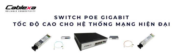 Switch PoE Gigabit là gì? Tìm hiểu