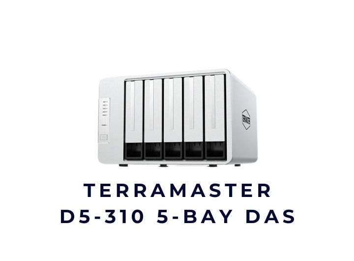 Thiết bị lưu trữ DAS/NAS TerraMaster D5-310 5-Bay DAS Thiết bị lưu trữ DAS/NAS TerraMaster D5-310 5-Bay DAS