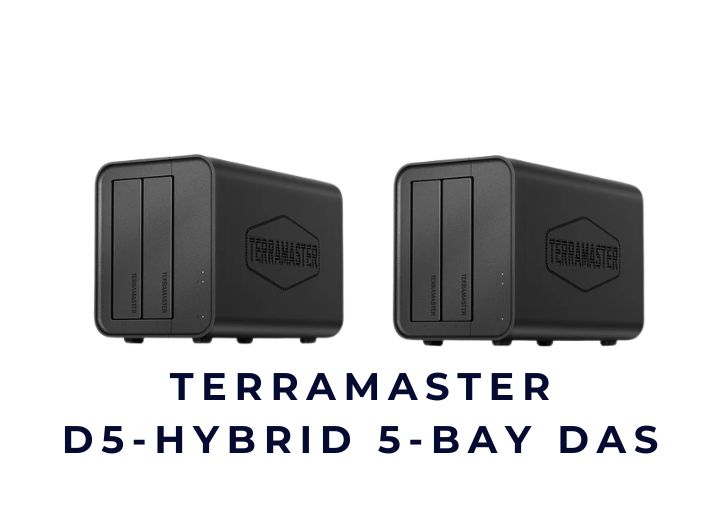 Thiết bị lưu trữ DAS/NAS TerraMaster D5-Hybrid 5-Bay DAS Thiết bị lưu trữ DAS/NAS TerraMaster D5-Hybrid 5-Bay DAS