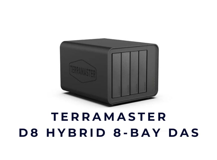 Thiết bị lưu trữ DAS/NAS TerraMaster D8 Hybrid 8-Bay DAS