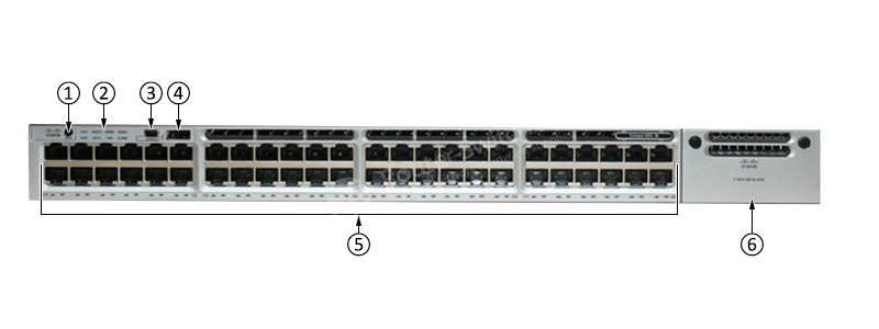 Cisco WS-C3850-48T-S switch Layer 3 48 port 10/100/1000 IP Base