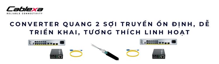 Converter quang 2 sợi 