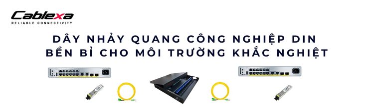 Dây nhảy quang chuẩn DIN – Cho môi trường khắc nghiệt