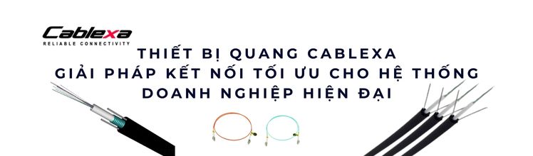 Thiết Bị Quang Cablexa: Giải Pháp Truyền Dẫn Ổn Định, Dài Hạn Cho Hệ Thống Mạng Doanh Nghiệp