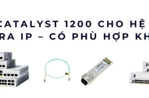 Catalyst 1200 cấp nguồn camera IP – Giải pháp hiệu quả cho văn phòng