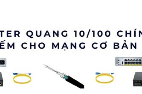 Converter quang 10/100 chính hãng – Hàng hiếm cho mạng cơ bản ổn định
