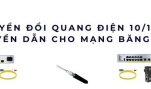 Bộ chuyển đổi quang điện 10/100/1000 cho mạng Gigabit tòa nhà