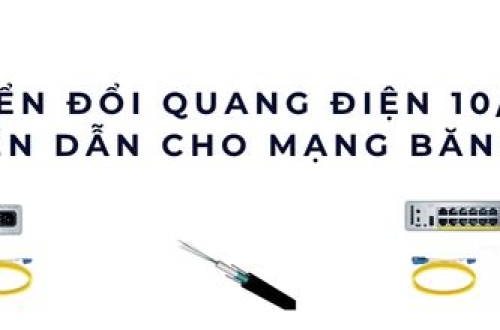 Bộ chuyển đổi quang điện 10/100/1000 cho mạng Gigabit tòa nhà