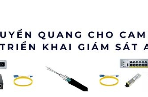 Bộ chuyển quang cho camera IP – Tối ưu triển khai giám sát an ninh
