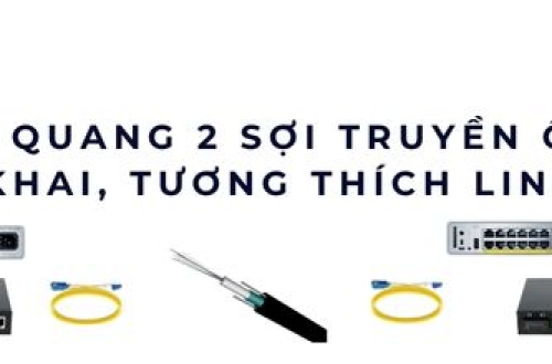 Converter quang 2 sợi truyền ổn định, dễ triển khai, tương thích linh hoạt