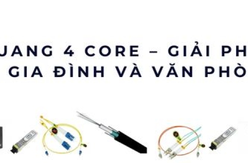 Hộp phối quang 4 core – Giải pháp gọn nhẹ & hiệu quả cho mạng FTTH