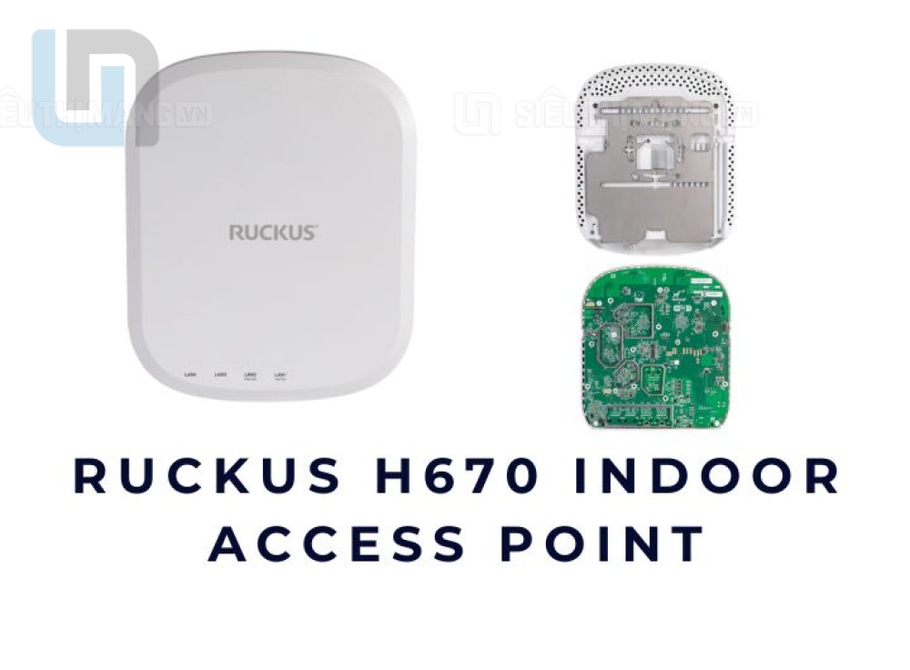 Ruckus H670 Indoor Access Point WiFi 7 – Bán hàng, chốt đơn, thương hiệu
