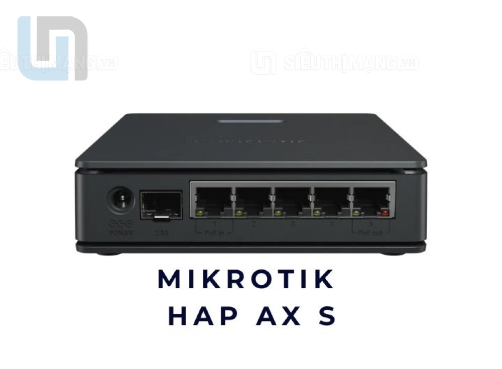 Mikrotik hAP ax S – Router WiFi cân bằng tải mạnh mẽ cho doanh nghiệp