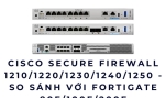 Cisco Secure Firewall 1210/1220/1230/1240/1250 - So sánh thực tế với FortiGate 80F/100F/200F
