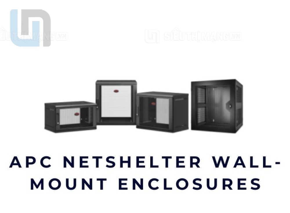 Tủ Rack APC Wall-mount 6U 9U 12U 13U – Giải pháp gọn chuẩn Mỹ