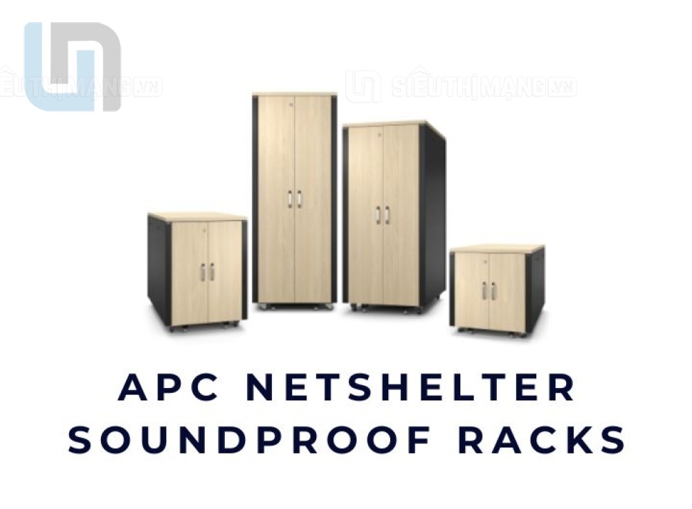 Tủ Rack APC Soundproof 12U–38U NetShelter: Giải pháp phòng server yên tĩnh