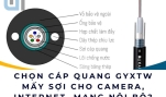Chọn cáp quang GYXTW mấy sợi cho camera, internet, mạng nội bộ?