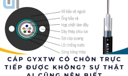 Cáp GYXTW có chôn trực tiếp được không? Sự thật ai cũng nên biết