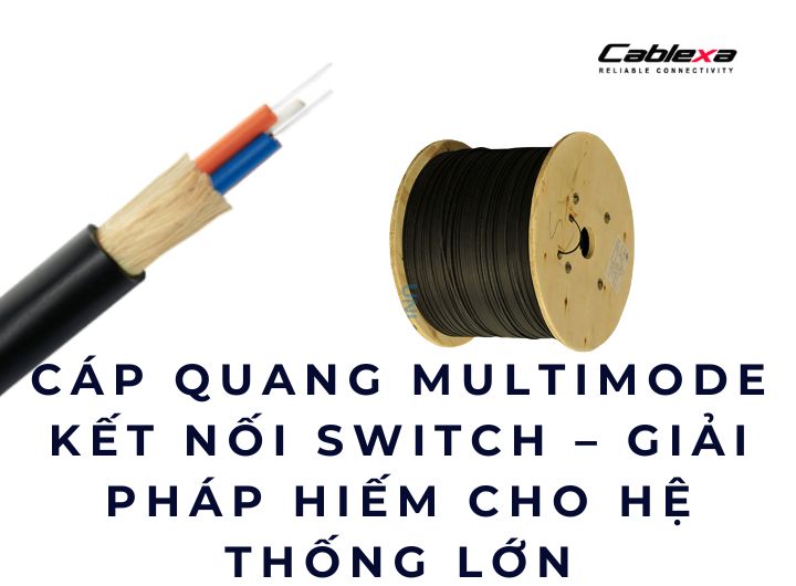 Cáp quang multimode kết nối switch – Giải pháp hiếm cho hệ thống lớn