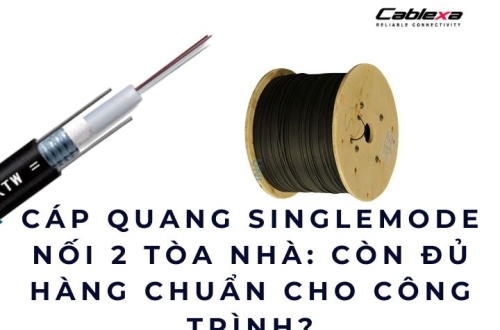 Cáp quang singlemode nối 2 tòa nhà: còn đủ hàng chuẩn cho công trình?