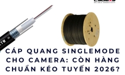 Cáp quang singlemode cho camera: còn hàng chuẩn kéo tuyến 2026?