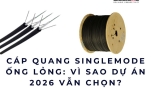 Cáp quang singlemode ống lỏng: vì sao dự án 2026 vẫn chọn?