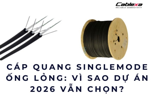Cáp quang singlemode ống lỏng: vì sao dự án 2026 vẫn chọn?