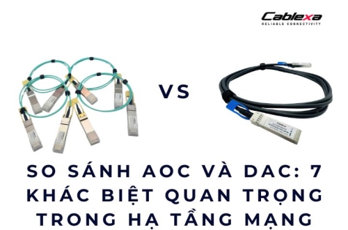 So sánh AOC và DAC:  khác biệt quan trọng trong hạ tầng mạng