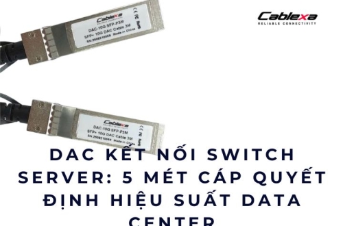 DAC kết nối switch server: 5 mét cáp quyết định hiệu suất Data Center
