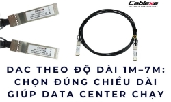 DAC theo độ dài 1m -7m: Chọn đúng chiều dài giúp Data Center chạy mượt